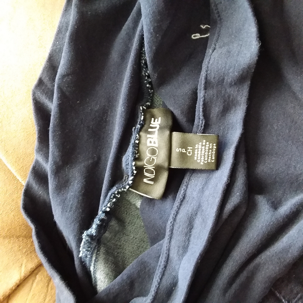 Indigo Blue Maternity Jeans - Picture 3 of 4